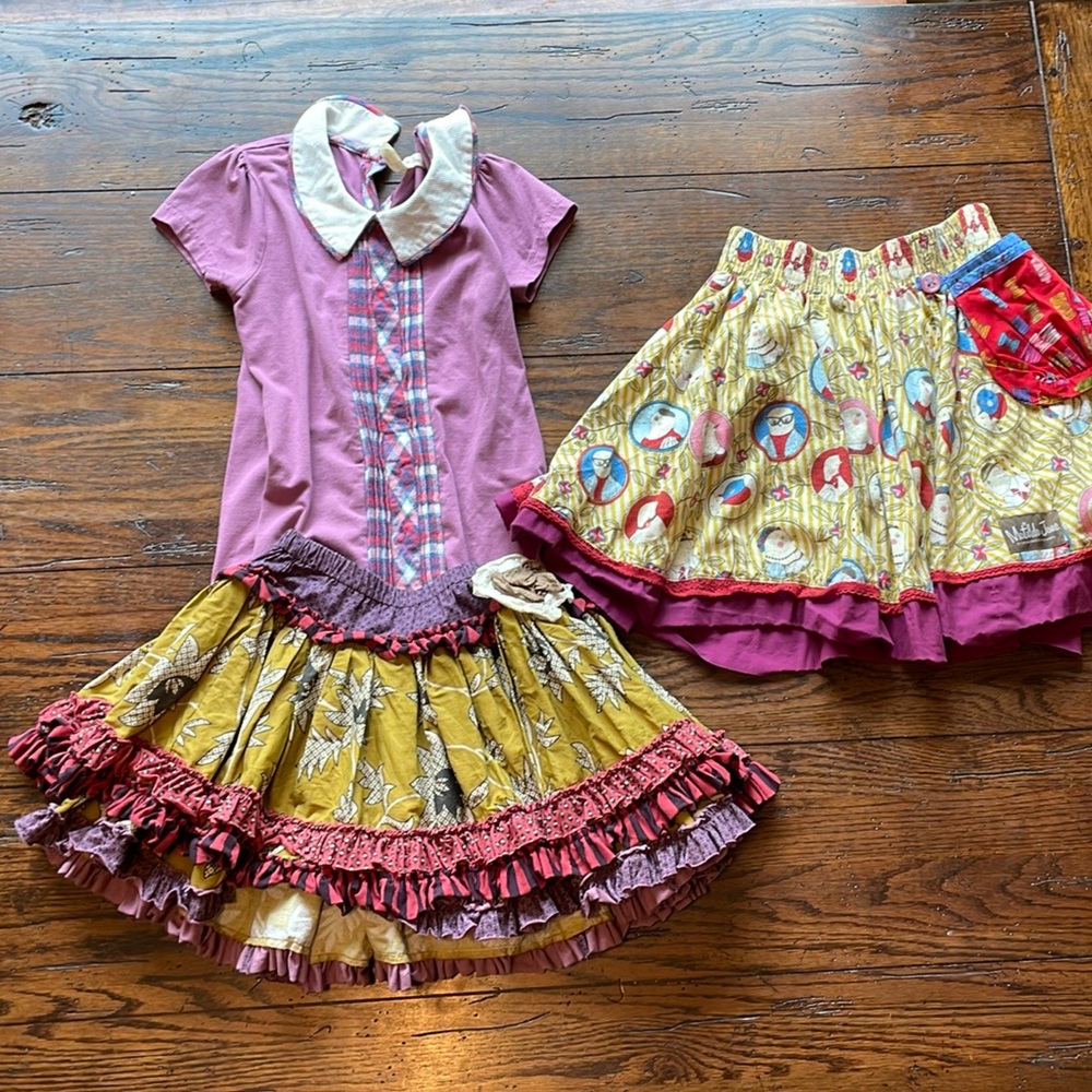 Matilda Jane & Mustard Pie skirt bundle